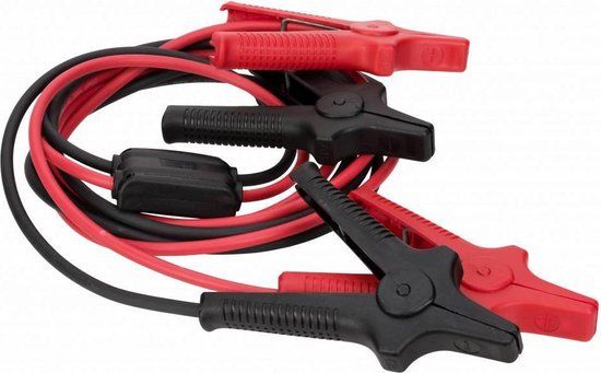 Quparts Startkabels - 360A - 25 mm² - 3,5 m - Geïsoleerde klemmen