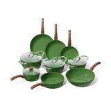 Cook and Pan Cook & Pan 9-Delige Pannenset Groen