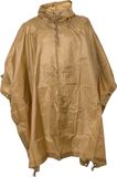 Dumpstijl MFH US Poncho Rip Stop Mod. - coyote tan camouflage - Afmetingen 144 x 223 cm