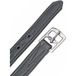 Icecat 135 cm, noir : rênes en cuir doublé avec intérieur en nylon et boucles en inox