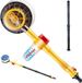 Goodivery Brosse de lavage de voiture, jaune