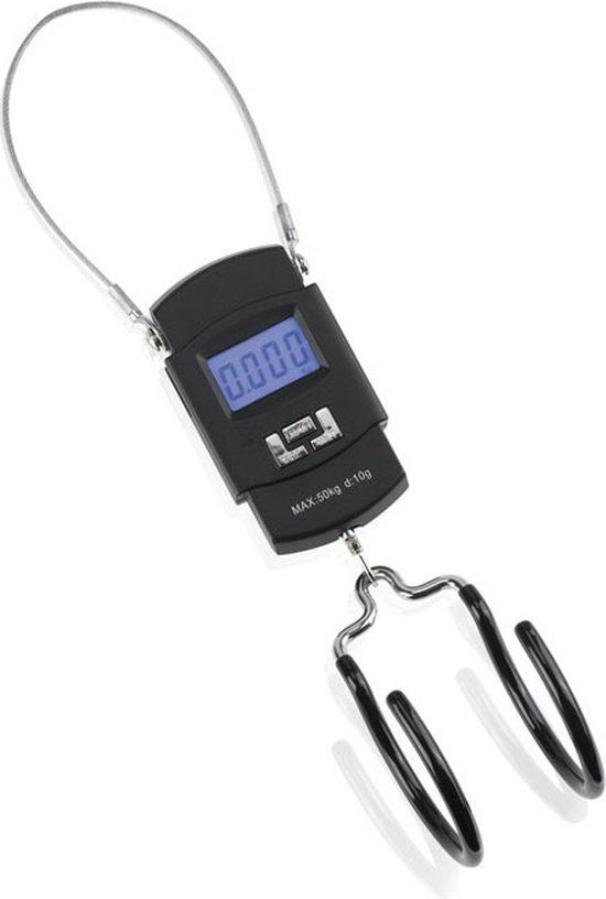 XLC TO-S77 Hangweegschaal - Digitaal - Zwart