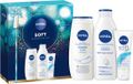 NIVEA Soft Moments Geschenkset Vrouwen - Cadeaupakket met Bodylotion en Douchegel