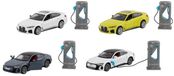 Goki BMW i4 M50 en Audi RS E-Tron GT schaalmodel 1:34-36 speelgoedauto