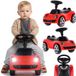 Sun Baby Loopauto voor kinderen vanaf 18 maanden – Porsche Carrera GT – stuur met knoppen, koplampen, realistische stickers, tot 30 kg, rood