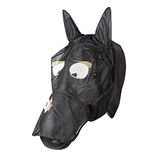 PFIFF 101013 Vliegenmasker, gezichtsmasker met motief voor paarden, vliegenbescherming