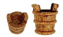 Houten emmer, 12 mm, 4 stuks