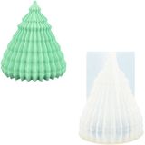 JESMONITE Unicraft Siliconen mal gestreepte kerstboom M