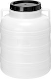 Garronda Regenton 40L kunststof vat levensmiddelcontainer van HDPE voor huis en tuin - GD-0078 Wit