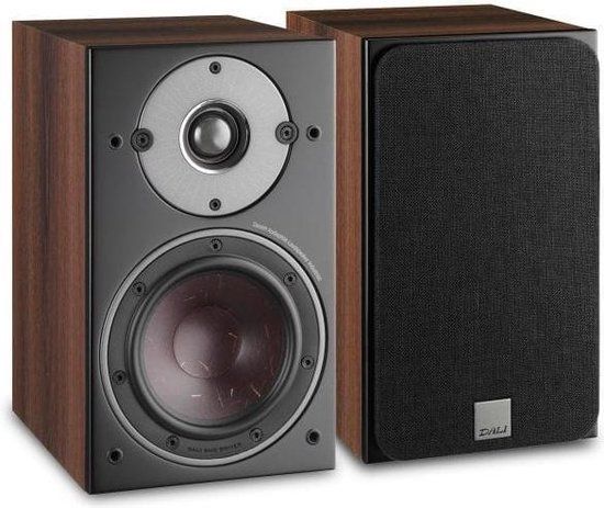 Dali Oberon 1 - Boekenplank speaker - Walnoot (prijs per stuk)