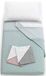 Italbaby 020.1007-003 beddengoed 3 stuks sterren groen mint