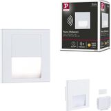 Paulmann LED-wandinbouwlamp Tsaro hoekig 80x80 mm 1W 80lm 230V 2700K Wit mat