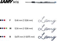 LAMY scala Balpen 251 - Roestvrij staal, Geborsteld, Satijn, Zwart