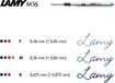 LAMY scala Balpen 251 - Roestvrij staal, Geborsteld, Satijn, Zwart