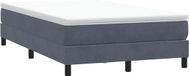 vidaXL Boxspring zonder matras fluweel donkergrijs 120x210 cm