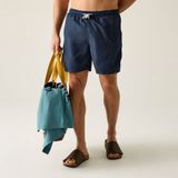 Regatta Mackleyna Short de cyclisme Homme Séchage rapide Protection UV Coupe réglable Bleu Polyester