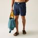 Regatta Mackleyna Short de cyclisme Homme Séchage rapide Protection UV Coupe réglable Bleu Polyester