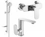 Mexen Milo DF40 doucheset, chroom