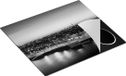 Chefcare Inductie Beschermer Amsterdam Centrum in de Nacht - Zwart Wit - 57,6x51,6 cm