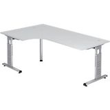 Hammerbacher Hoekbureau VOS82/E/D Wit 200 x 120 x 65 cm
