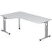 Hammerbacher Hoekbureau VOS82/E/D Wit 200 x 120 x 65 cm