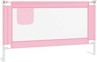 vidaXL Bedhekje peuter 140x25 cm stof roze