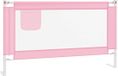 vidaXL Bedhekje peuter 140x25 cm stof roze