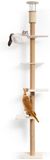 Arbre à chat Poteau griffoir Jute Beige 250-274 cm