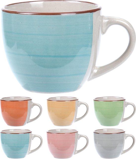 Siaki Espresso Kopjes - 90ml - Multi - Set van 6