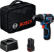 Bosch Blauw GSB 12V-32 Accu klopboorschroefmachine 12V | 2x 2,0Ah accu + GAL 12V-20 lader | In tas - 06019G9503