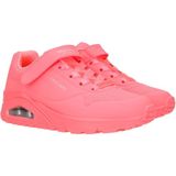 Skechers UNO Neon Shades 310502L-CRL Kinderen Unisex Lage sneakers Koraal Roze