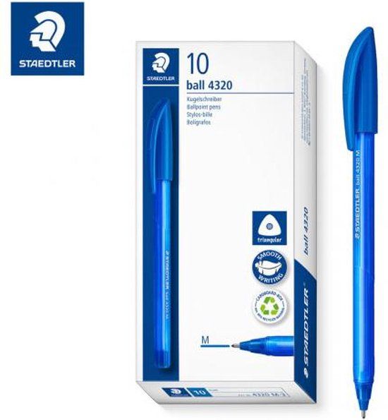 Staedtler 4320 Balpen Blauw - Set