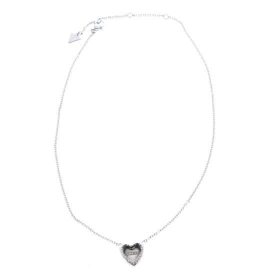 GUESS Mon Amour Necklace Rhodium zilverkleurig