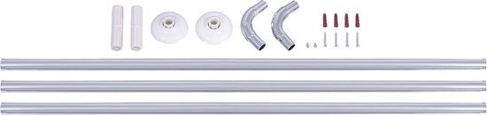 Differnz Round Douchestang - Chroom - 75-120cm