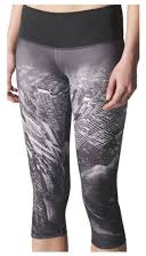 Adidas Tight AIS - 3/4 Model - Dames - Zwart/Antraciet/Grijs - Maat S