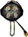 VHV - Phare de vélo électrique - Phare avant LED pour vélo électrique - Phare de vélo 36V-48V étanche avec klaxon