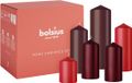 Bolsius Bougies à corps lisse - Rouge
