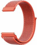 By Qubix - Sport Loop nylon bandje - Rood - Geschikt voor Garmin Vivomove 3 / HR / Luxe / Sport / Style / Trend - 20mm