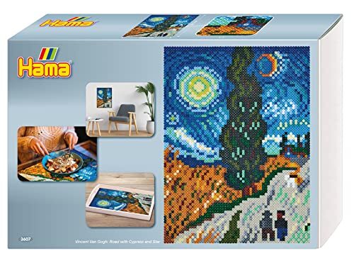 Hama - Pixel Art Van Gogh Box - 10.000 kralen en 6 platen - strijkkralen grootte midi - creatief