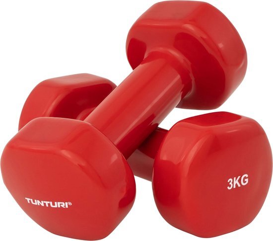 Tunturi Vinyl Dumbells 3kg