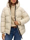Superdry Hooded 5 Baffle Sports Puffer Jas Dames - Maat 16
