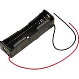 TRU COMPONENTS TC-13220688 Support de batterie Nombre de cellules : 1 18650 Câble (l x l x h) 76 x 21 x 18 mm
