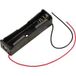 TRU COMPONENTS TC-13220688 Support de batterie Nombre de cellules : 1 18650 Câble (l x l x h) 76 x 21 x 18 mm