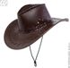 WIDMANN Finidi Cowboyhoed van kunstleer met decoratie, bruin, one size