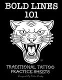 Bold Lines 101: Traditional Tattoo Practice Sheets