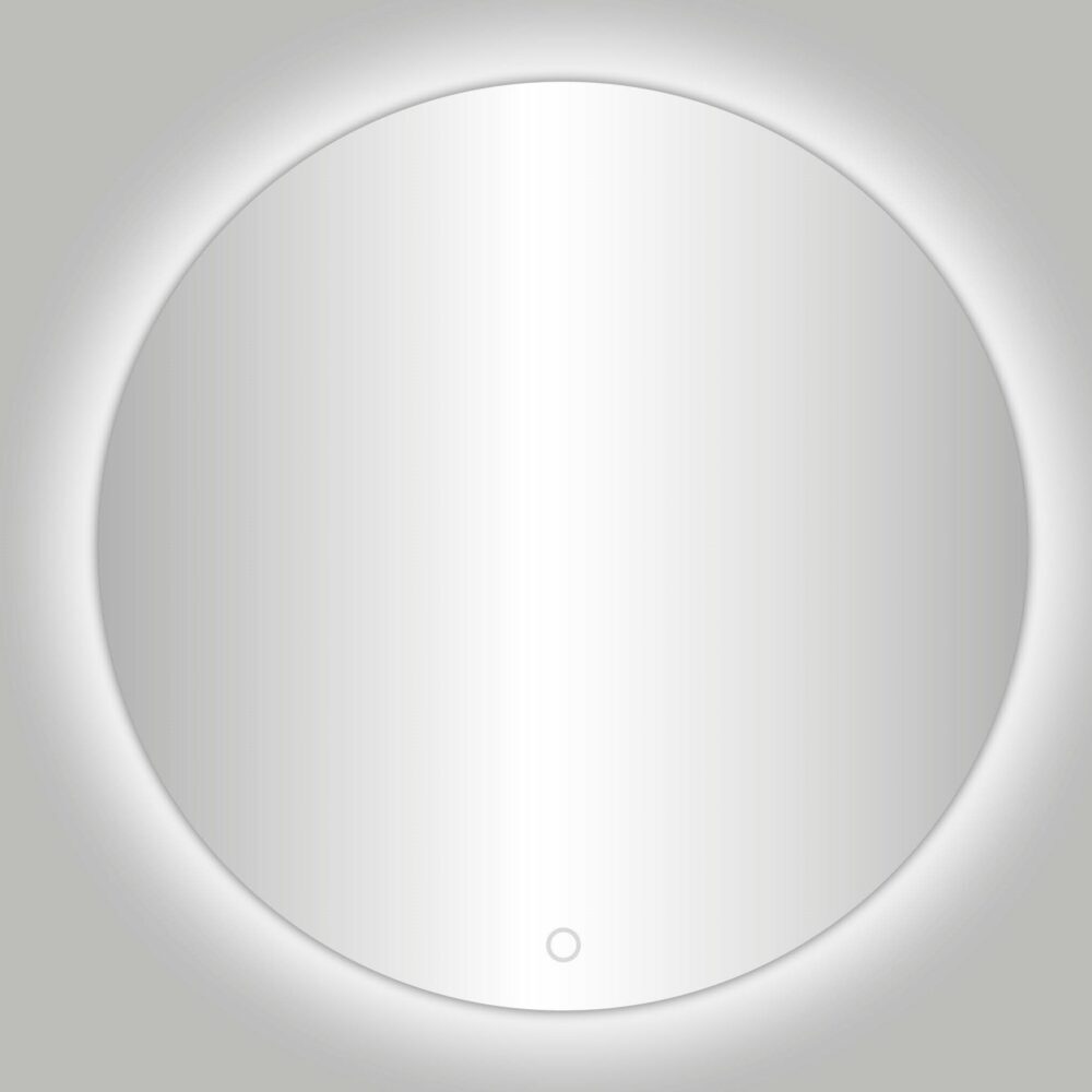 Best Design Ingiro ronde spiegel met LED 140 chroom