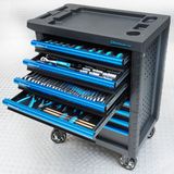 Datona® Gevulde gereedschapswagen 8 lades – 6 lades gevuld - 273-delige gereedschapsset - Zwart