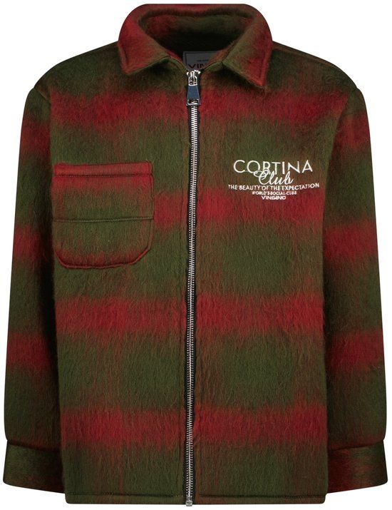 Vingino Leon Jongens Blouse - Dark jungle green
