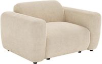 Vente-unique Fauteuil POGNI Beige Tissu