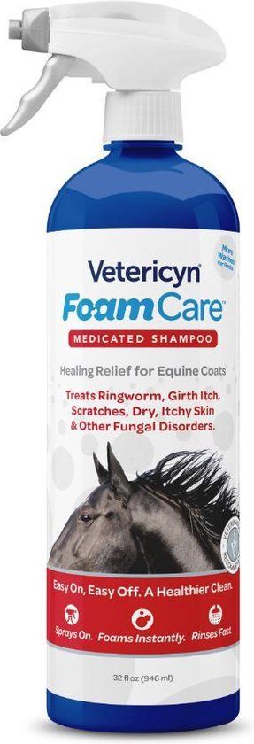 Vetericyn Foamcare Eerste Hulp Paardenshampoo 946 mL